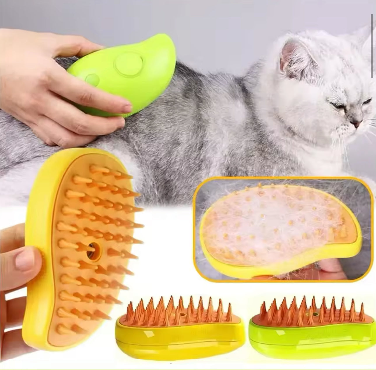 CEPILLO de VAPOR para MASCOTAS