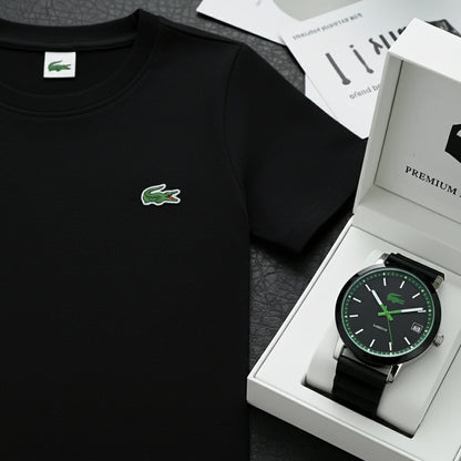 Super Oferta Lacoste / Camisa + Reloj de Regalo
