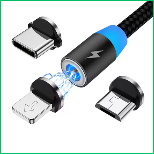 NUEVO Cable MAG PRO 360° - Cargador Magnetico 3 en 1