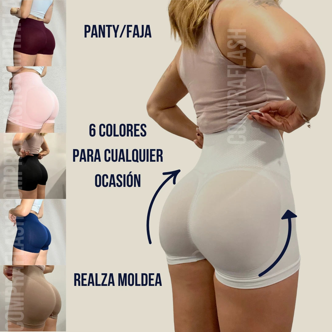 Nuevo Panty/Faja Levantacola MoldeaFit (6 Unidades)
